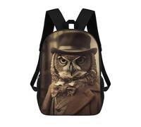 sinyumoney Owl Vintage Sacs À Dos Scolaires Pour Enfants, Cartables Imprimés En 3D, Sacs D'école Tendance Pour Garçons, Élèves Du Primaire Et Du Collège 17inch