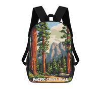 sinyumoney Pacific Crest Trail Landscape Sac À Dos, Cartable Imprimé En 3D, Sac À Goûter, Sac À Dos De Voyage, Sac À Dos Entre Amis, Sac À Dos Scolaire Pour Filles Et Garçons 17inch