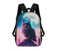 sinyumoney Paint Owl on Cloud Sacs À Dos Pour Enfants 17inch Sac À Dos Scolaire, Sac Imprimé En 3D, Cartable Pour Enfants, Sac De Voyage, Sac À Dos Garçon Fille, Sac D'école Pour Enfants
