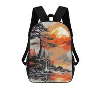 sinyumoney Painting Fantasy Nature Sac À Dos Imprimé En 3D Pour Enfants, Sac À Dos Scolaire, Sac À Dos De Voyage Pour Enfants, Sac À Livres Grande Capacité, Sac À Dos Pour Enfants 17inch