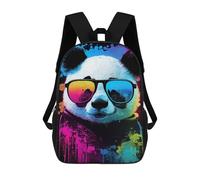 sinyumoney Panda Animal PopArt Sac À Dos Enfant Imprimé En 3D, Sac D'école Pour Garçons, Sac À Dos Cool Et Décontracté, Sac À Dos Amusant Pour Enfants Et Adolescents 17inch