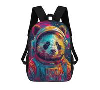 sinyumoney Panda Astronaut Space Sac À Dos, Cartable Imprimé En 3D, Sac À Goûter, Sac À Dos De Voyage, Sac À Dos Entre Amis, Sac À Dos Scolaire Pour Filles Et Garçons 17inch