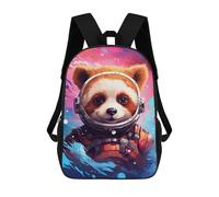 sinyumoney Panda Astronaut Space Suit-10 Sacs À Dos 17 Pouces Pour Enfants, Sacs D'école Imprimés En 3D Pour Élèves Du Primaire Et Du Collège, Garçons Et Filles