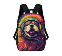 sinyumoney Panda Astronaut Space Suit 17inch Sac À Dos Scolaire Imprimé En 3D Pour Enfants, Style Décontracté Et Tendance, Idéal Pour Les Voyages Et Les Études.