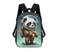 sinyumoney Panda Astronaut Space Suit-6 Sacs À Dos Pour Enfants, Sac À Dos Scolaire Imprimé En 3D Pour Enfants, Sac À Dos De Voyage, Sac À Livres Pour Enfants 17inch Sac D'école