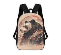 sinyumoney Panda Bear Sac À Dos Scolaire Pour Enfants, 43 Cm (17 Pouces), Imprimé En 3D, Pour Garçons, Élèves Du Primaire Et Du Collège