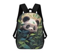 sinyumoney Panda Bear Sacs À Dos Scolaires Pour Enfants, Sac D'école Imprimé En 3D Pour Garçons, Élèves Du Primaire Et Du Collège 17inch