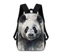 sinyumoney Panda Beauty Black Ink Sac À Dos Scolaire Pour Adolescents, Imprimé En 3D, Ajustable, À Poches Tendance, Pour Enfants, Garçons, Filles, Étudiants Et Adolescents 17inch