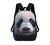 sinyumoney Panda Closeup Face Sac À Dos Scolaire Pour Filles Et Garçons, Grand Sac À Dos Léger Pour Enfants Et Étudiants 17inch