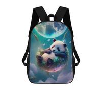 sinyumoney Panda Dreams in Moonlit Sky -1 Sac À Dos Scolaire Pour Enfants Imprimé En 3D, Idéal Pour Les Voyages Et Les Livres 17inch