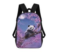 sinyumoney Panda in Cherry Blossom Tree Sac À Dos Scolaire Grand Sac À Dos Scolaire Pour Garçons Pour L'école, Les Voyages Et Le Sport En Plein Air 17inch