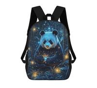 sinyumoney Panda in Magical Bamboo Forest Sacs À Dos, Sac À Dos Enfant, Sac D'école, Sac À Dos De Voyage Imprimé En 3D, Accessoire De Mode, Sac À Dos Imperméable Pour Enfants 17inch