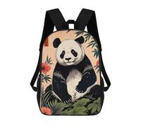 sinyumoney Panda Japanese Art Sac À Dos Imprimé 3D Pour Enfants, Sac À Dos Léger Pour Écoliers Et Écoliers, Sac À Goûter Pour La Crèche 17inch
