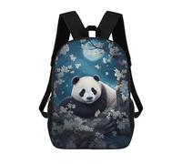 sinyumoney Panda Moonlit Dream Sac À Dos Scolaire Imprimé En 3D, Sac À Dos Tendance Pour Enfants, Sac À Dos Pour Garçons, Élèves Du Collège 17inch
