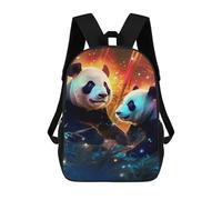sinyumoney Panda Pair in Bamboo Grove Sac À Dos Scolaire Imprimé En 3D, Sac À Dos Tendance Pour Enfants, Sac À Dos Pour Garçons, Élèves Du Collège 17inch
