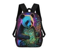 sinyumoney Panda with Erlenmeyer Flask Sac À Dos Scolaire Imprimé En 3D Pour Enfants, Sac À Dos De Voyage, Sac Tendance Et Décontracté Pour Écoliers 17inch