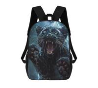 sinyumoney Panther Lightning Sac À Dos Scolaire Pour Adolescents, Imprimé En 3D, Ajustable, À Poches Tendance, Pour Enfants, Garçons, Filles, Étudiants Et Adolescents 17inch