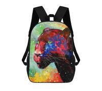 sinyumoney Panther Sac À Dos, Cartable Imprimé En 3D, Sac À Goûter, Sac À Dos De Voyage, Sac À Dos Entre Amis, Sac À Dos Scolaire Pour Filles Et Garçons 17inch