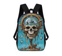 sinyumoney Passage of Octo Skull Time Sacs À Dos Pour Enfants, Sac D'école Imprimé En 3D, Cartable Pour Enfants, Sac De Voyage, Sac À Dos Garçon Fille, Sac D'école Pour Enfants 17inch