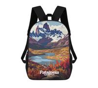 sinyumoney Patagonia National Park Chile Landscape Sacs À Dos Imprimés En 3D Pour Enfants, Sacs D'école Tendance Pour Garçons, Élèves Du Primaire Et Du Collège 17inch