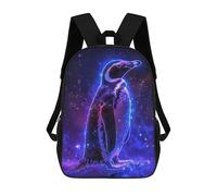 sinyumoney Penguin Animal Space Sacs À Dos Pour Enfants, Sac D'école Imprimé En 3D, Cartable Pour Enfants, Sac De Voyage, Sac À Dos Garçon Fille, Sac D'école Pour Enfants 17inch