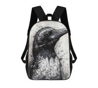 sinyumoney Penguin Beauty Watercolor Sacs À Dos Imprimés En 3D Pour Enfants, Sacs D'école Tendance Pour Garçons, Sacs De Voyage, Sacs Scolaires Pour Élèves Du Primaire 17inch
