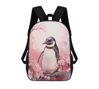 sinyumoney Penguin Watercolor Sacs À Dos Pour Enfants, Cartables, Sacs À Dos Scolaires Imprimés En 3D, Sacs À Dos De Voyage Tendance Pour Enfants (primaire, Collège) 17inch