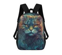 sinyumoney Persian Cat Enchantment Sac À Dos Enfant Fille 3D, Sac D'école, Sac À Dos Pour Tout-petits, Sac À Dos Décontracté, Sac À Livres Tendance 17inch