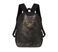 sinyumoney Persian Cat Imaginary Sac À Dos Enfant, Cartable Imprimé En 3D Pour Garçons Et Adolescents 17inch