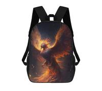 sinyumoney Phoenix Bird Sac À Dos Enfant Fille 3D, Sac D'école, Sac À Dos Pour Tout-petits, Sac À Dos Décontracté, Sac À Livres Tendance 17inch