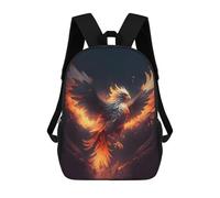 sinyumoney Phoenix Mythology Evo Bird Sac À Dos Imprimé En 3D Pour Enfants, Sac D'école Grande Capacité, Sac De Voyage, Sac À Livres, Sac À Dos Scolaire Pour Enfants 17inch