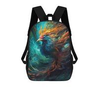 sinyumoney Phoenix Rise Artistic Firebird -1 Sacs À Dos Imprimés En 3D Pour Enfants, Sacs D'école Tendance Pour Garçons, Élèves Du Primaire Et Du Collège 17inch
