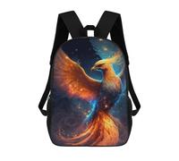 sinyumoney Phoenix Rise Celestial Artwork Sac À Dos Scolaire Pour Adolescents, Imprimé En 3D, Ajustable, À Poches Tendance, Pour Enfants, Garçons, Filles, Étudiants Et Adolescents 17inch