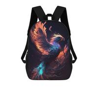 sinyumoney Phoenix Rise Mythical Artwork Sac À Dos Scolaire Imprimé En 3D Pour Garçons Et Filles, Sac À Dos Pour Ordinateur Portable Pour Enfants/étudiants/adultes 17inch