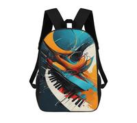 sinyumoney Piano Keys Abstract Art Sac À Dos, Cartable Imprimé En 3D, Sac À Goûter, Sac À Dos De Voyage, Sac À Dos Entre Amis, Sac À Dos Scolaire Pour Filles Et Garçons 17inch