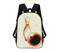 sinyumoney Picking Up The Spare Sacs À Dos Scolaires Pour Enfants, Cartables Imprimés En 3D, Sacs D'école Tendance Pour Garçons, Élèves Du Primaire Et Du Collège 17inch