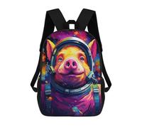 sinyumoney Pig Astronaut Space Suit-10 Sacs À Dos Pour Enfants, Sac À Dos Scolaire Imprimé En 3D Pour Enfants, Sac À Dos De Voyage, Sac À Livres Pour Enfants 17inch Sac D'école