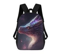 sinyumoney Pink Space Dragon Sac À Dos Imprimé En 3D Pour Garçons, Sac D'école Grande Capacité, Sac De Voyage, Sac À Livres, Sac D'école Pour Garçons, Mochila 17inch