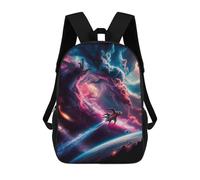 sinyumoney Pink Space Sac À Dos Imprimé En 3D Pour Enfants, Sac À Dos Scolaire, Sac À Dos De Voyage Pour Enfants, Sac À Livres Grande Capacité, Sac À Dos Pour Enfants 17inch