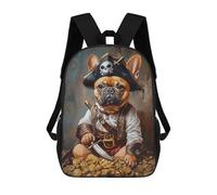 sinyumoney Pirate Dog Treasure Chest-20 Sac À Dos Pour Garçons Et Adolescents, Sacs À Dos Pour Filles, Sacs À Dos Pour Tout-petits, Sacs À Livres Pour L'école Primaire Et Le Collège 17inch