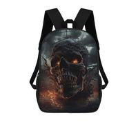 sinyumoney Pirate Ship Skull Sac À Dos Scolaire Imprimé En 3D Pour Enfants, Sac À Dos De Voyage, Sac Tendance Et Décontracté Pour Écoliers 17inch
