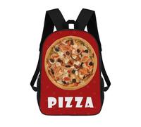 sinyumoney Pizza Art Sac À Dos Scolaire Imprimé En 3D Pour Garçons Et Filles, Sac À Dos Pour Ordinateur Portable Pour Enfants/étudiants/adultes 17inch