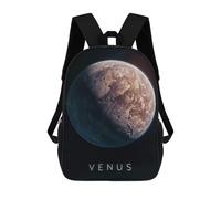sinyumoney Planet Venus in Space Sacs À Dos Imprimés En 3D 17inch Sac À Dos Scolaire Pour Enfants, Sac À Dos Décontracté Pour La Journée, Sac De Voyage Décontracté Pour Les Élèves Du Collège