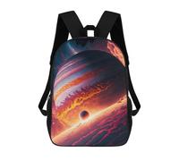 sinyumoney Planetary Aurora -3 Sac À Dos Scolaire Imprimé En 3D Pour Enfants, Sac À Dos Garçon/fille, Sac De Voyage Pour Enfants 17inch
