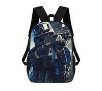 sinyumoney Point Blank Sacs À Dos Imprimés En 3D Pour Enfants, Sacs D'école Tendance Pour Garçons, Sacs De Voyage, Sacs Scolaires Pour Élèves Du Primaire 17inch