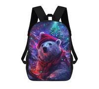 sinyumoney Polar Bear Christmas Sac À Dos Enfant, Sac À Dos Anime, Grand Sac À Dos Enfant, Sac À Dos Imprimé En 3D Pour Enfants, Cartable, Cartable Pour Garçons Et Filles 17inch