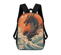 sinyumoney Pop Culture Leviathan Sacs À Dos Imprimés En 3D Pour Enfants, Sacs D'école Tendance Pour Garçons, Sacs De Voyage, Sacs Scolaires Pour Élèves Du Primaire 17inch