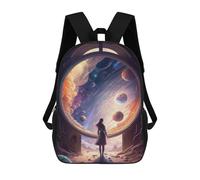 sinyumoney Portal to Another World -8 Sac À Dos, Cartable Imprimé En 3D, Sac À Goûter, Sac À Dos De Voyage, Sac À Dos Entre Amis, Sac À Dos Scolaire Pour Filles Et Garçons 17inch