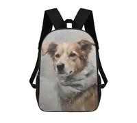 sinyumoney Portrait of A Good Boy Sac À Dos Scolaire Pour Adolescents, Imprimé En 3D, Ajustable, À Poches Tendance, Pour Enfants, Garçons, Filles, Étudiants Et Adolescents 17inch