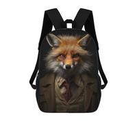 sinyumoney Professor Einstein Fox Sac À Dos Imprimé En 3D Pour Garçons, Sac D'école Grande Capacité, Sac De Voyage, Sac À Livres, Sac D'école Pour Garçons, Mochila 17inch